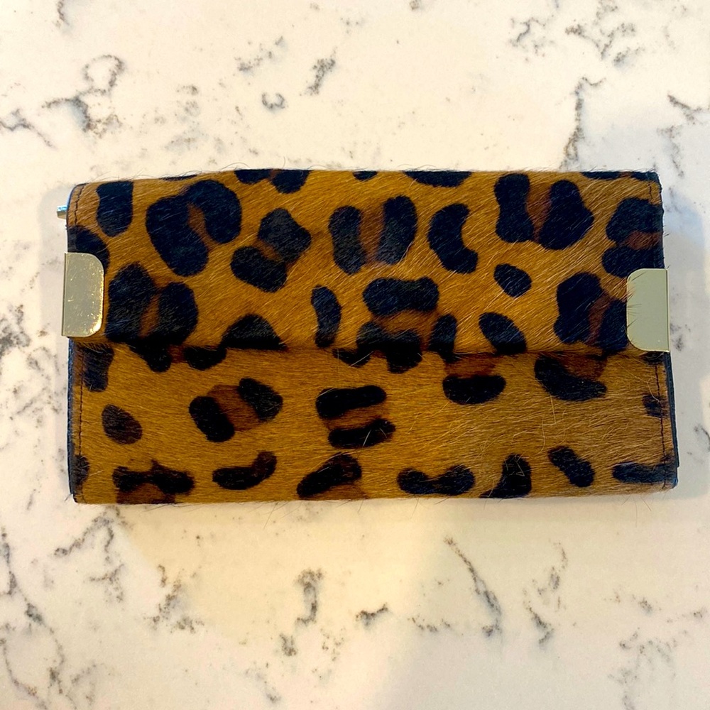 Leopard Print Free People Clutch